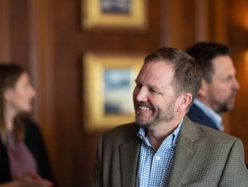 Iterable's CFO, Will Johnson, at the company's CX Elevate Roundtable event. 