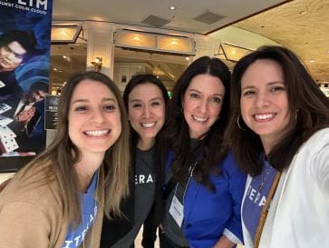 Members of Iterable's marketing. team with CMO, Adri GIl Miner (far right)