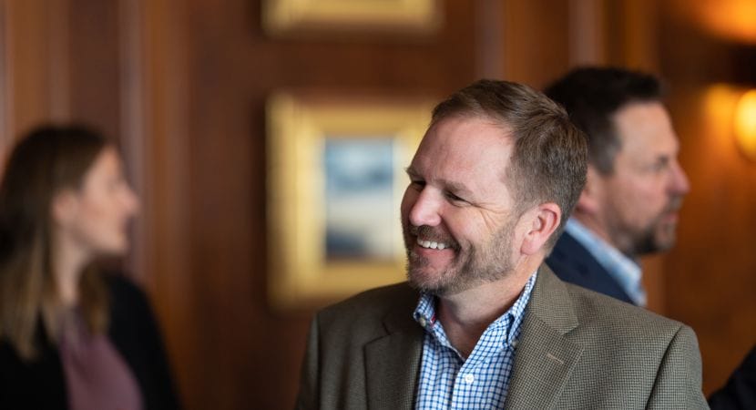 Iterable's CFO, Will Johnson, at the company's CX Elevate Roundtable event. 
