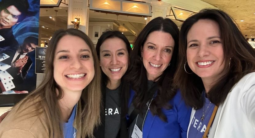 Members of Iterable's marketing. team with CMO, Adri GIl Miner (far right)