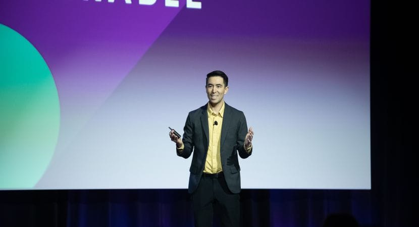 Iterable Founder and CEO Andrew Boni on-stage at Activate Summit.