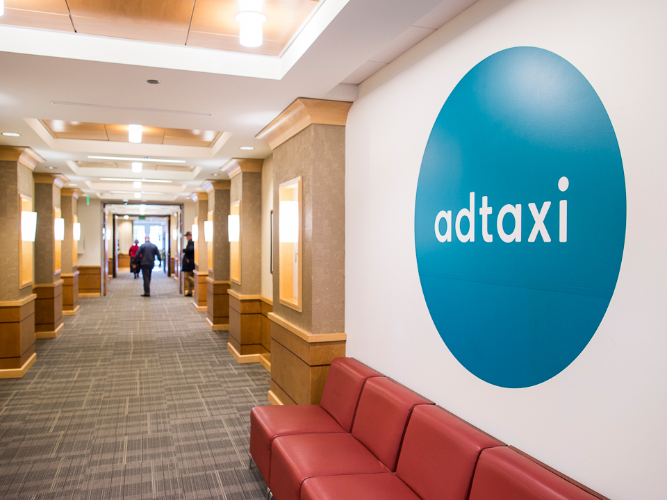 Adtaxi Logo Hallway