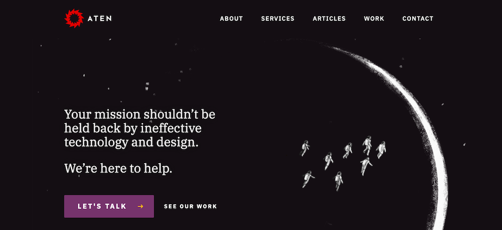 Aten Design Group Denver web design companies