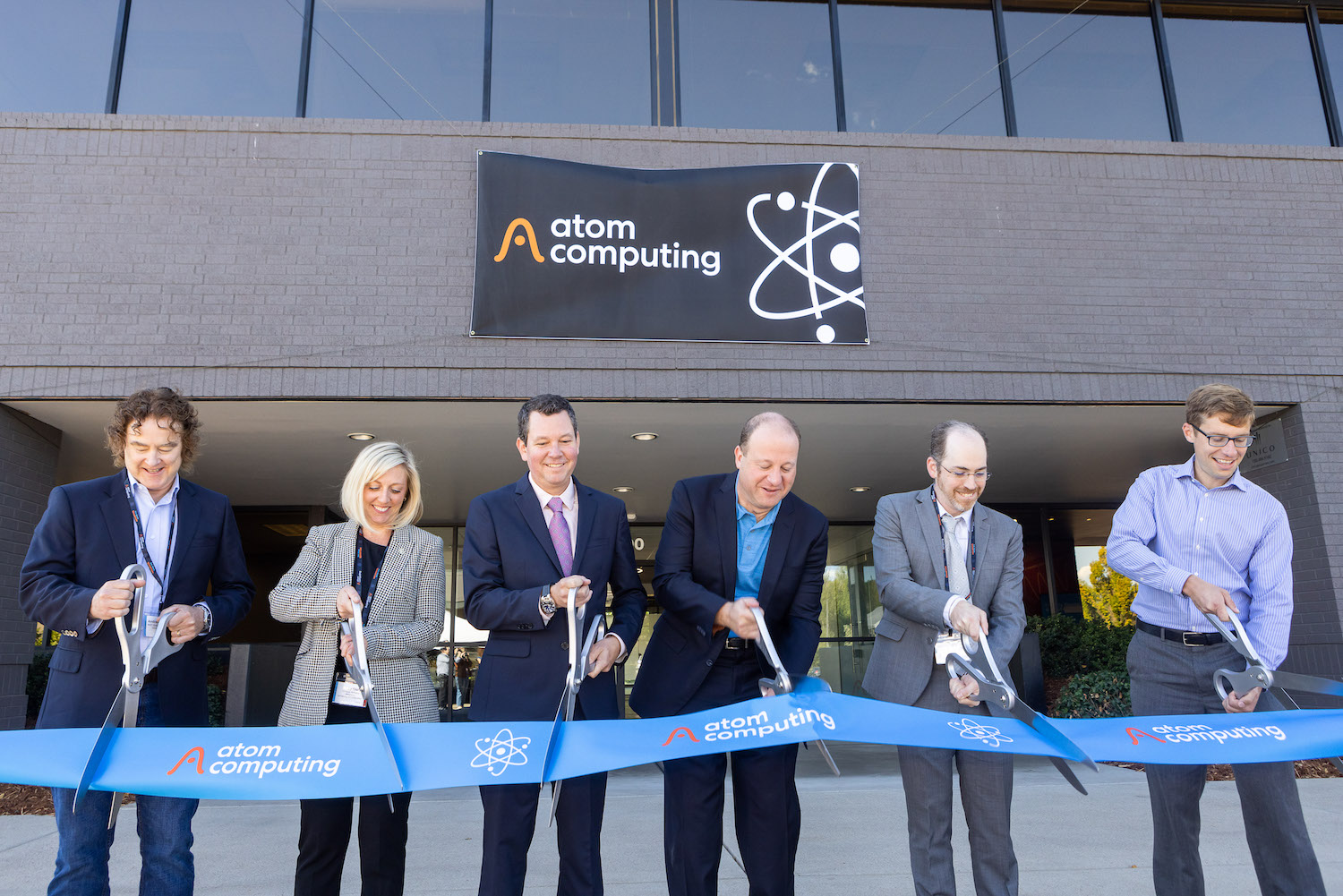 Atom Computing’s ribbon-cutting event for its new Boulder facility