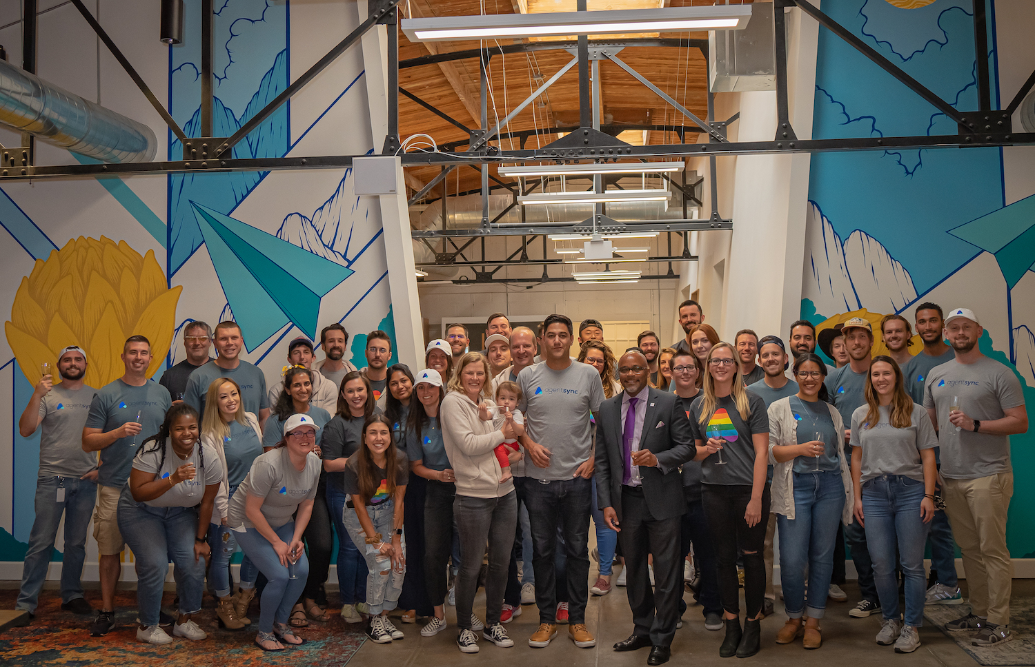 The AgentSync team celebrated the opening of its new Denver office in late September.