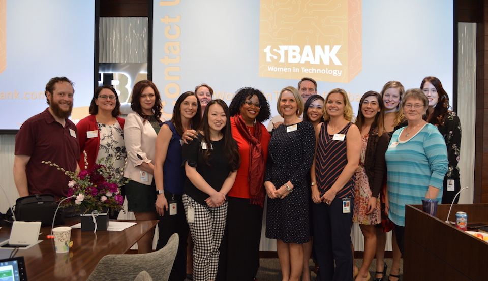 Women at FirstBank in group photo