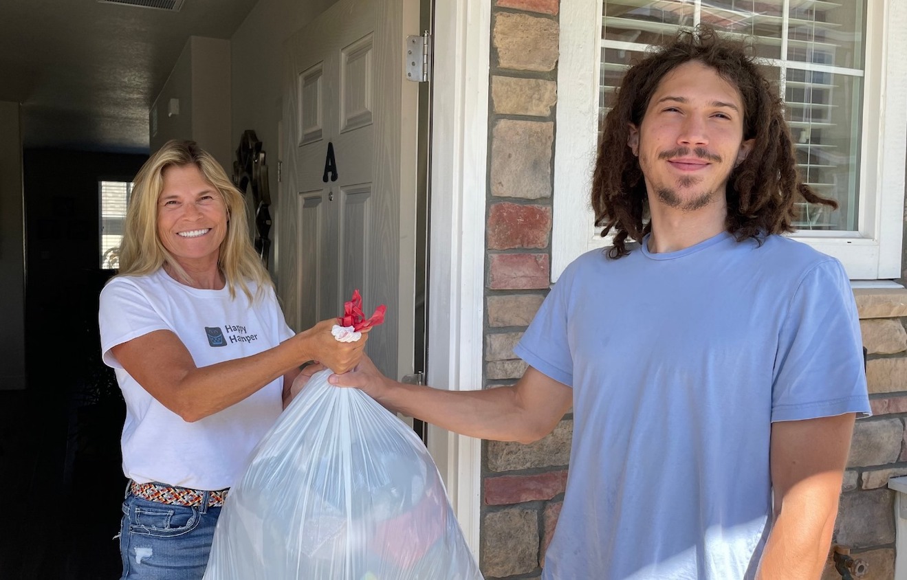 Happy Hamper co-founders Jackson and Kim Marinoff