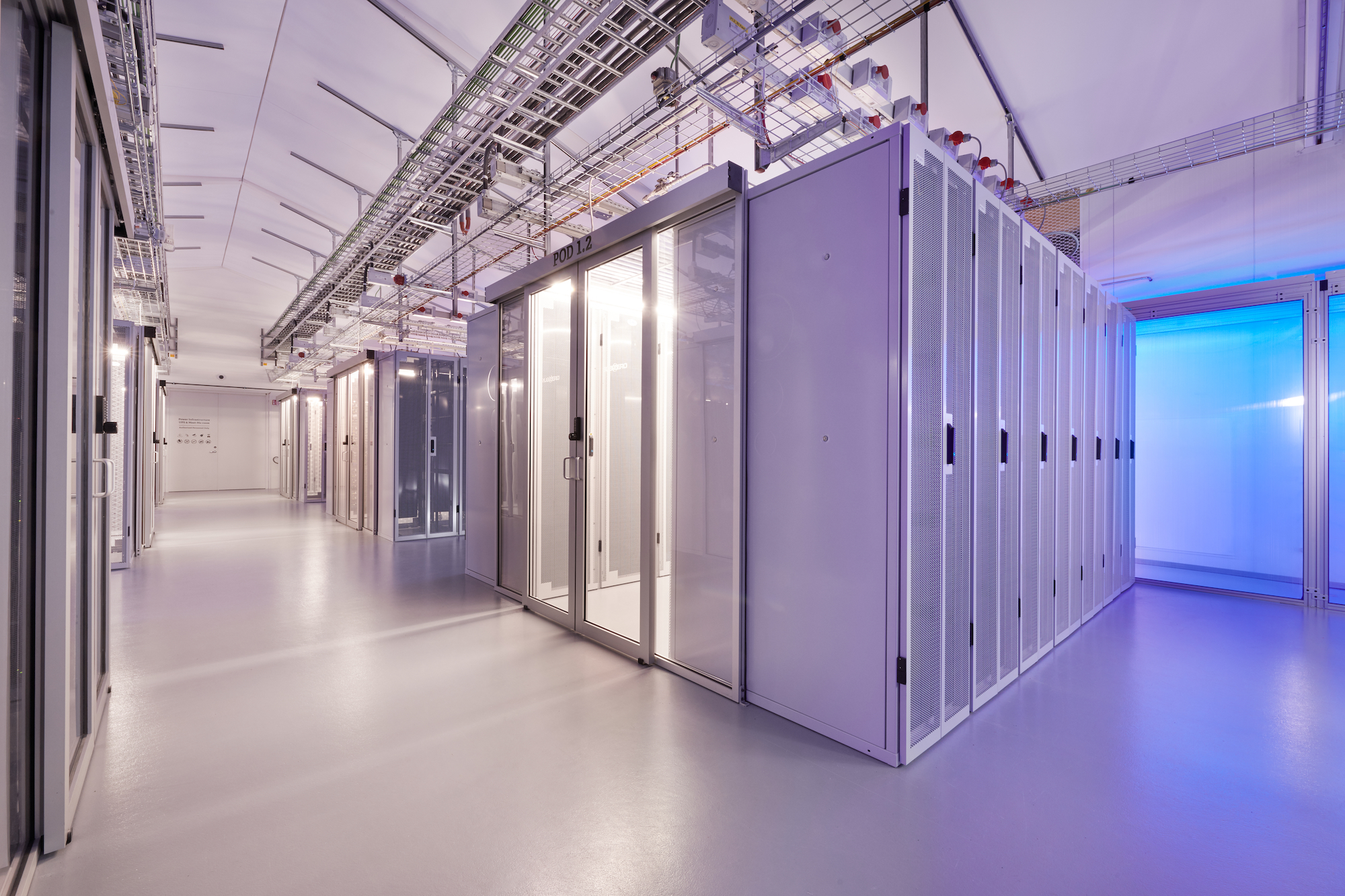 A photo of the ICE02 data center is pictured.