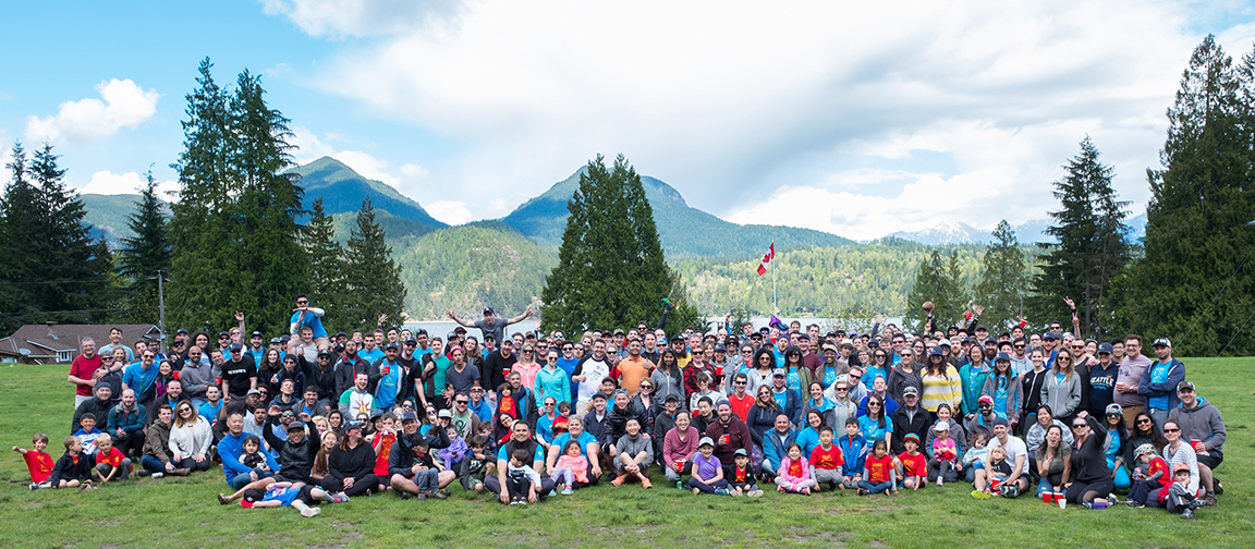 The ToD team and their families during a company outing.