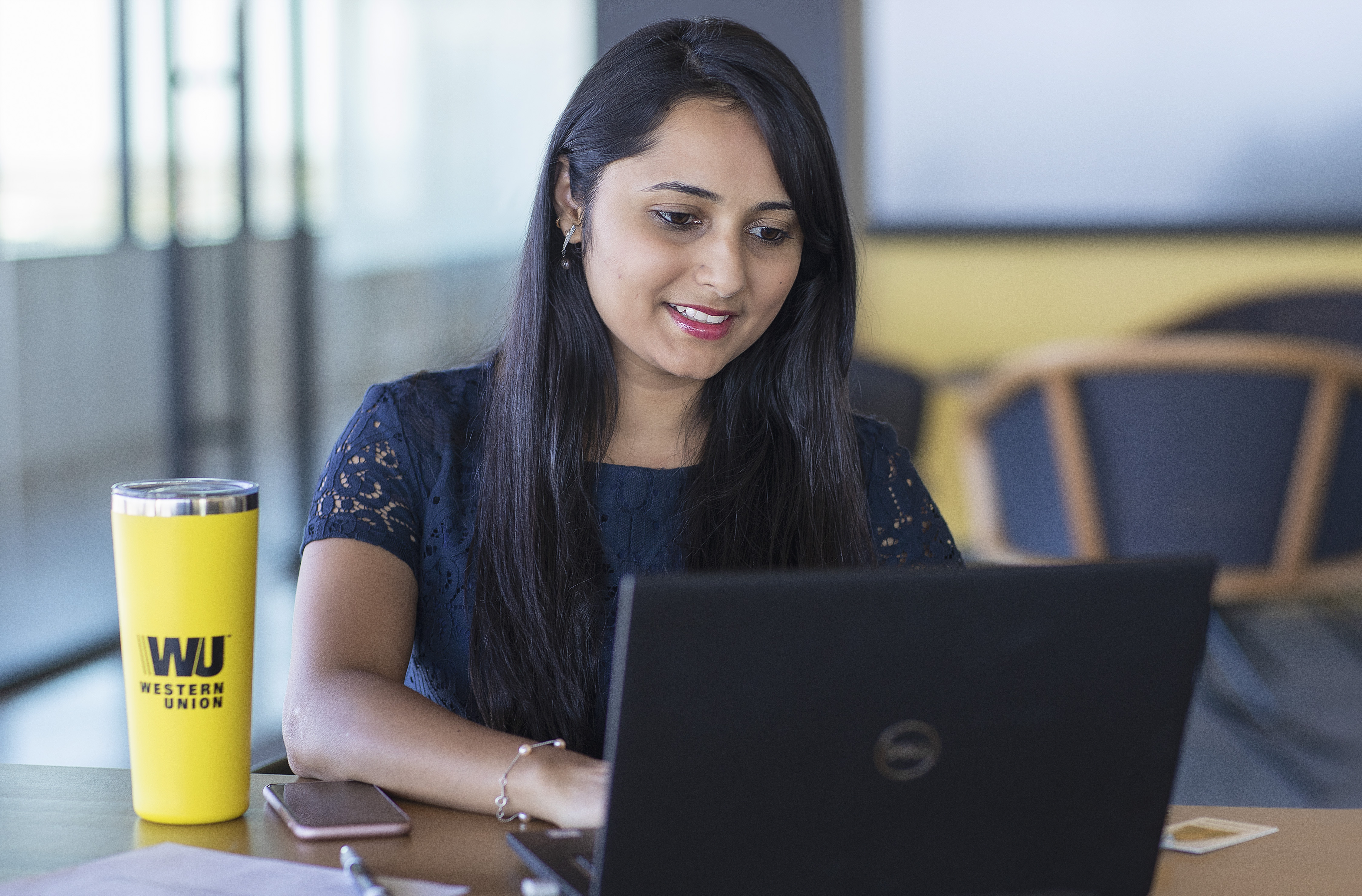 Western Union team member working