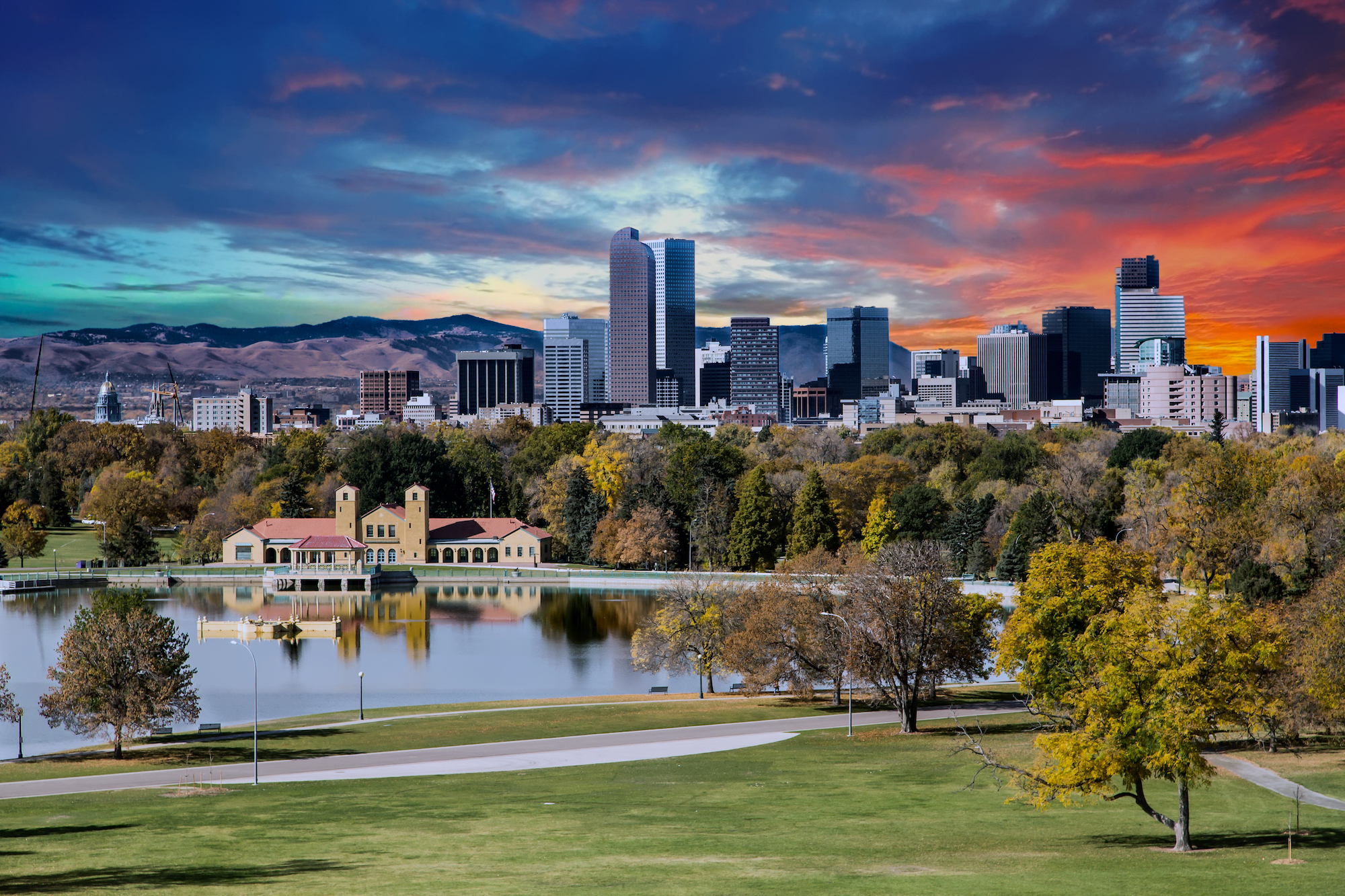 A Colorado city skyline is pictured.