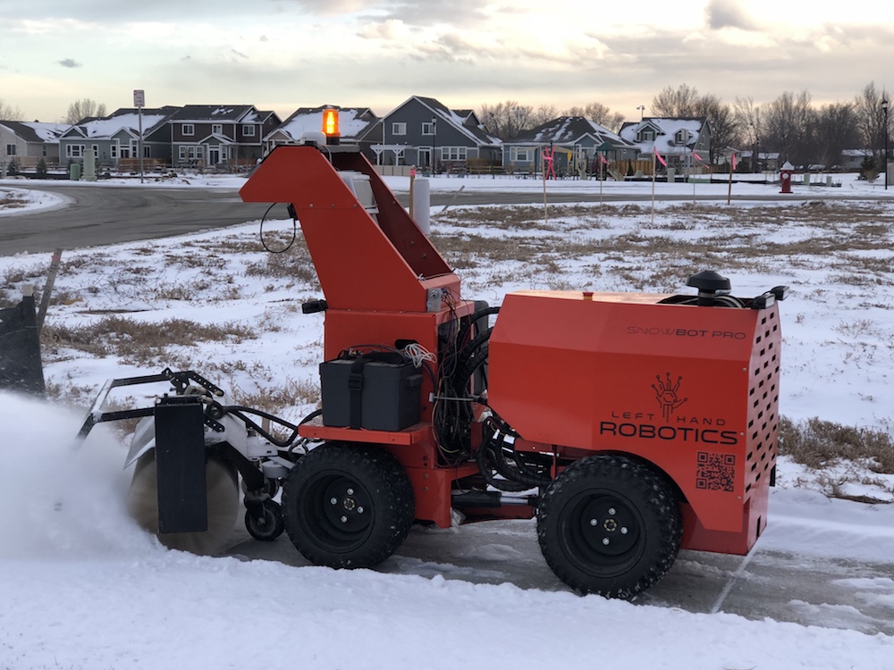 Left Hand Robotics seed funding Colorado tech