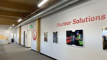 The interior of Veolia Nuclear Solutions’ (VNS) newly opened Lafayette facility. 
